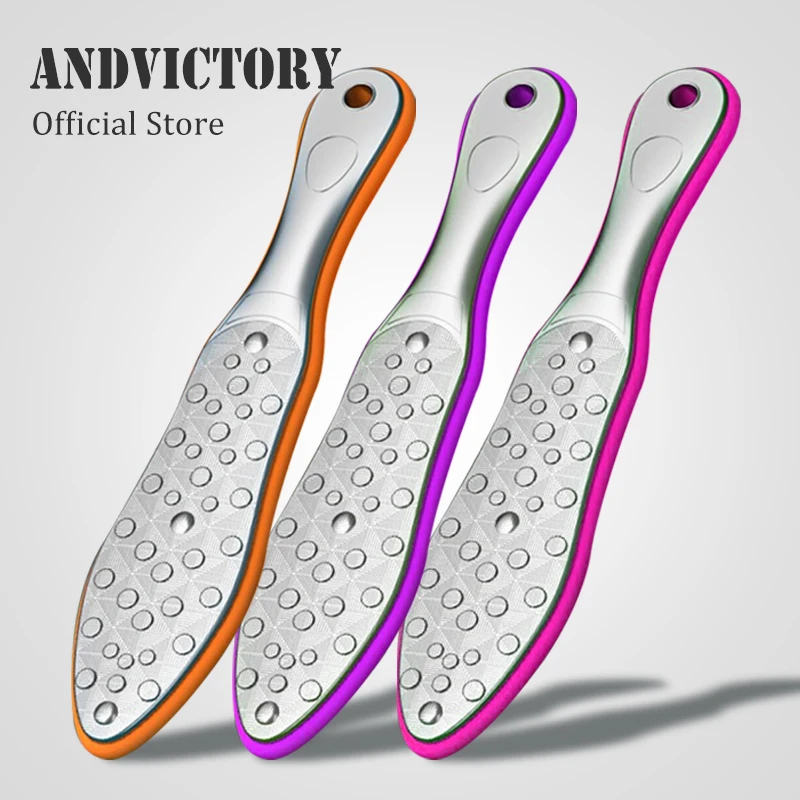 

1Pcs Pedicure Rasp Foot File Professional Feet Care Stainless Steel File to Removes Callus Dead Skin Corns Cracked Heel