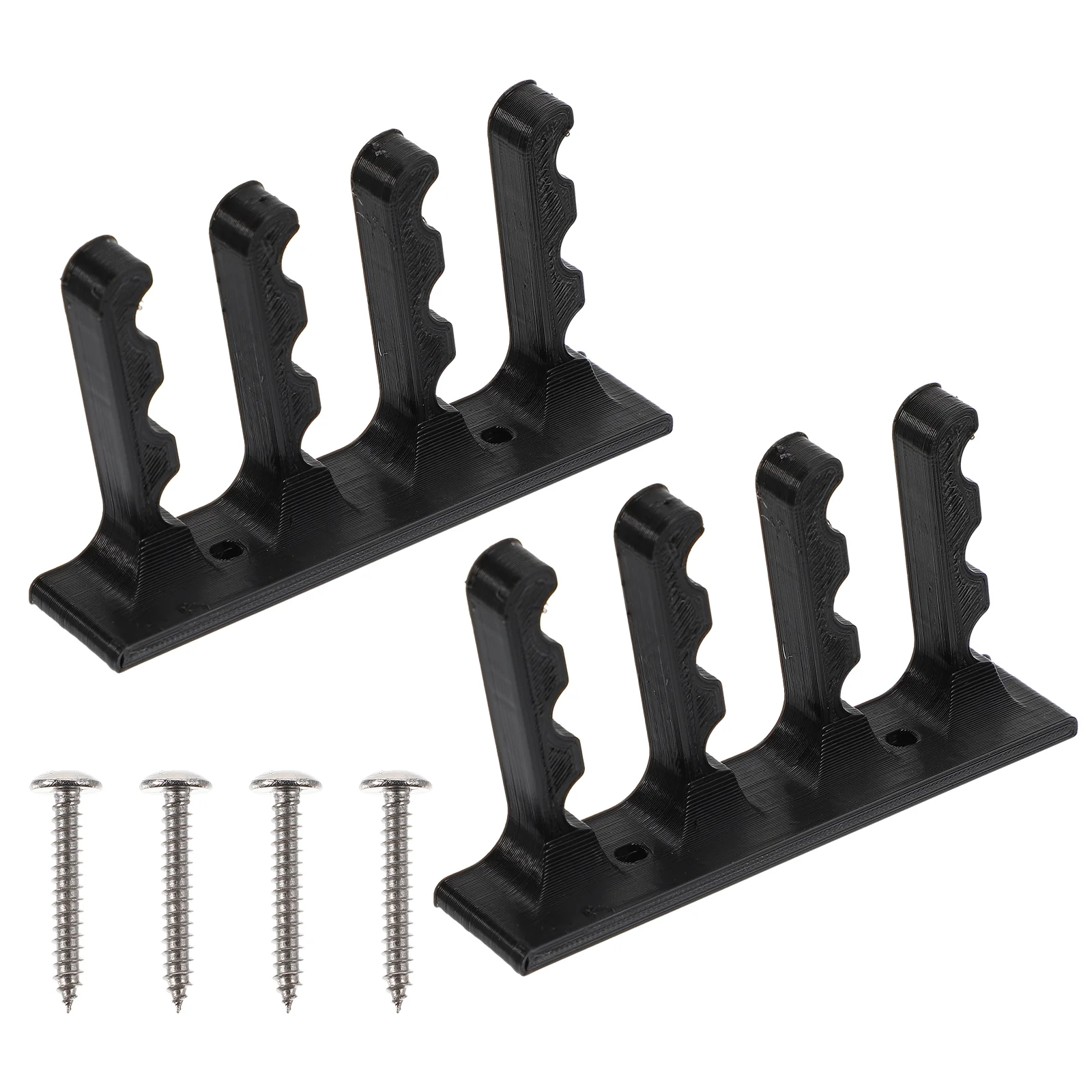 

2Pcs Wall Mounted Storage Brackets Holder Rack with Screws