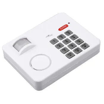 Wireless Home Alarm Security Alarms For Home Sensor Alarm With Security Keypad PIR Home Garage Alarm Camping Car Alarm White 1