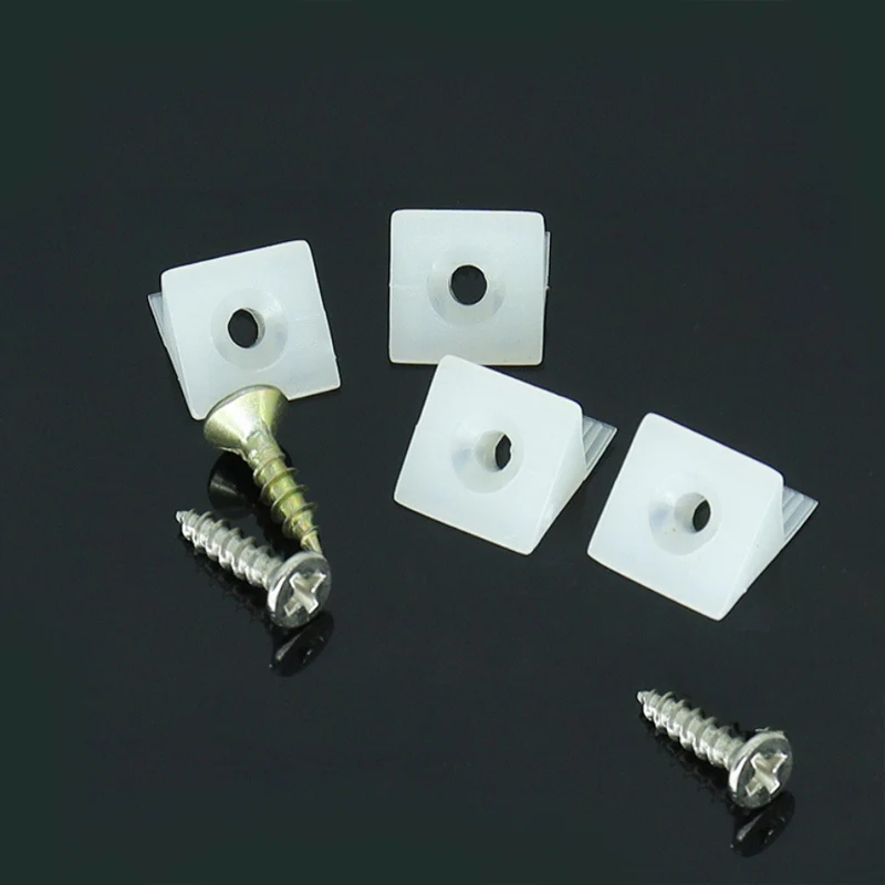 50Pack Furniture Chest Drawer Bottom Sagging Repair Fix Mend Furniture Mending Wedges Corner Brackets Screw Kit