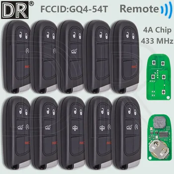 DR GQ4-54T 4A PCF7953M 433MHz Chiave di telecomando per auto di prossimità per Jeep Cherokee Dodge Ram 1500 2500 3500 Durango Chrysler
