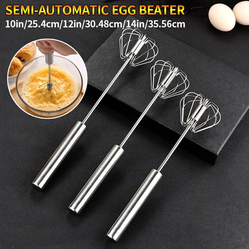 Semi Automatic Egg Beater Rotating Cream Egg Mixer Household Manual Egg Beater Baking Tool Kitchen Tools Semi Automatic Egg Beater Rotating Cream Egg Mixer Household Manual Egg Beater Baking Tool Kitchen Tools