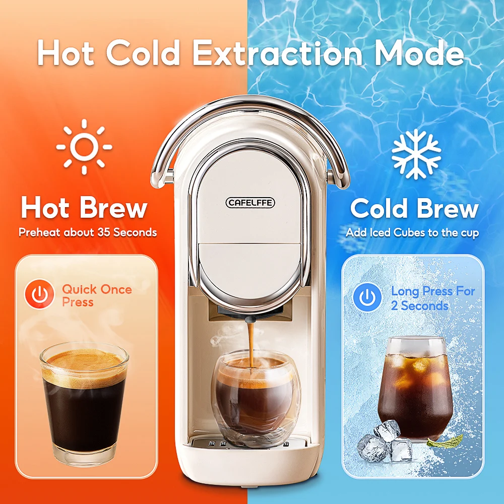 ماكينة تحضير القهوة بالكبسولات من DG، متوافقة مع ك...