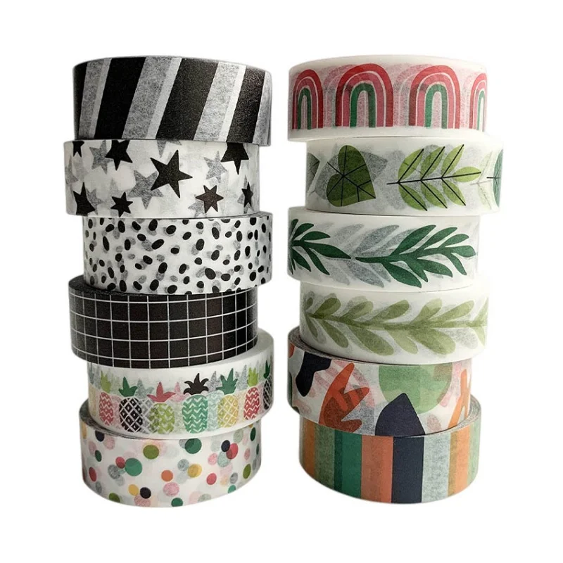 

Customized productManufacturer Custom Make Printed Washi Tape for scrapbooking