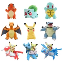 Jouets en peluche Blastoise mignons, jouet en peluche Pokémon, Bulbasaur, Charmander, Squirtle, Pikachu, figurine d'anime, Gengar, Eevee, poupée en peluche, cadeau 2