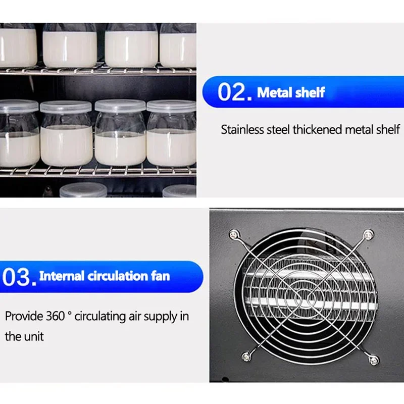 220V Full automatic yoghourt machine commercial small fruit yoghourt non refrigeration non foaming one machine large capacity