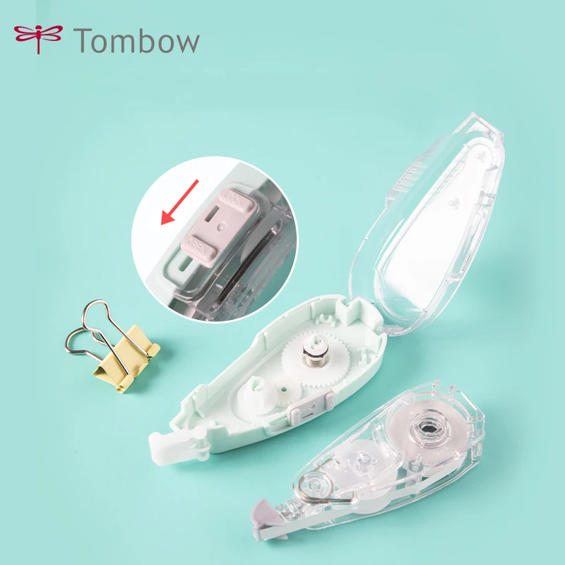 Japan Tombow MONO Air 5 Mute Correction Tape Clear Color Large Capacity 10m Correction Tape Replacement Core CT-CAX5C Stationary