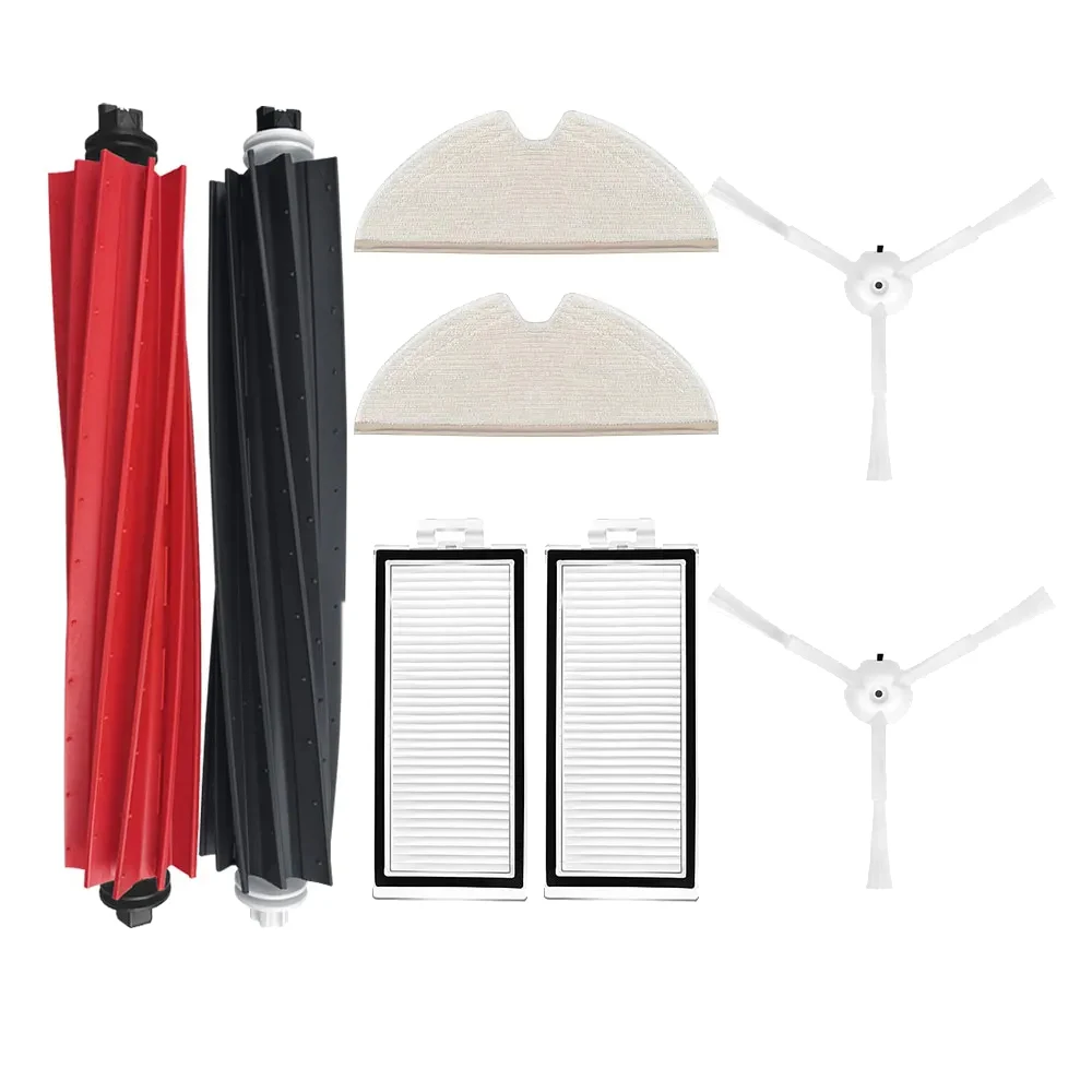Roller Side Brush Filter Mop Dust Bag Accessories