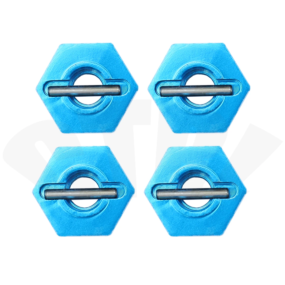 MN86 RC Car Metal 12mm Wheel Hexagon Adapter Combiner Coupler with Pins Screws For 1/12 MNG500 12428 144001  upgrade parts 4
