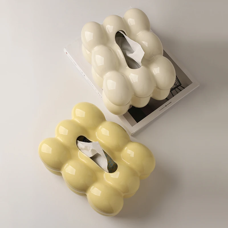 LightLuxuryCreativeCeramicDrawerBoxDecorationDiningTableLiving