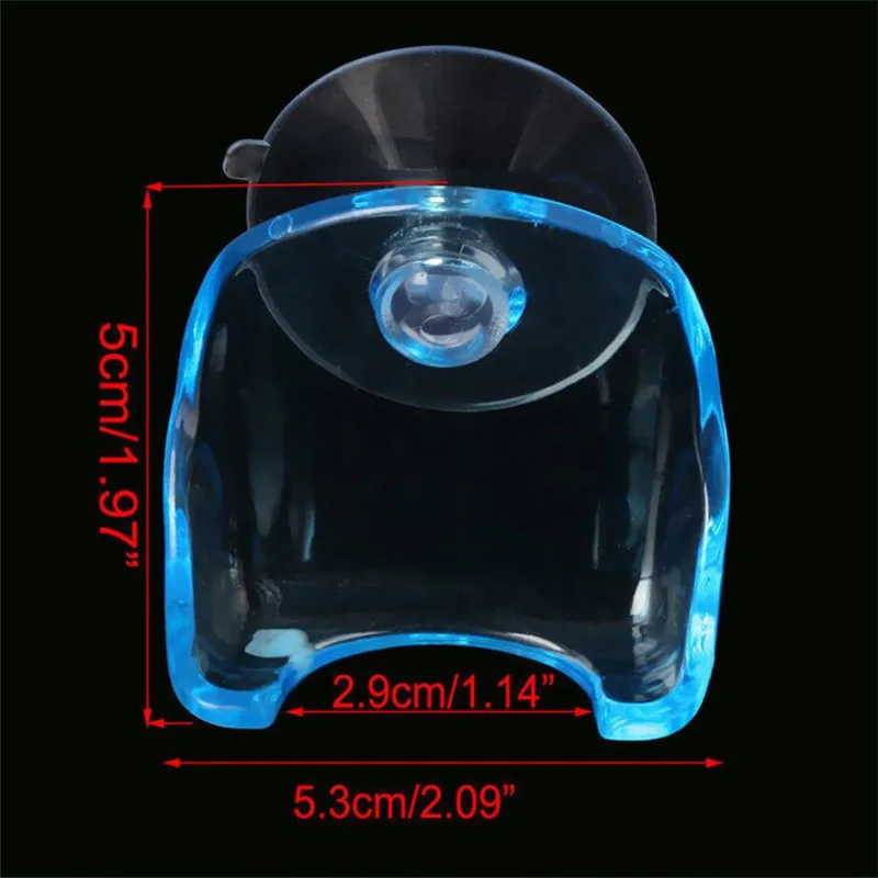 2pcs Plastic Shaver Holder Washroom Wall Sucker Suction Cup Hook Razor Bathroom Hanging Rack Storage Shelf