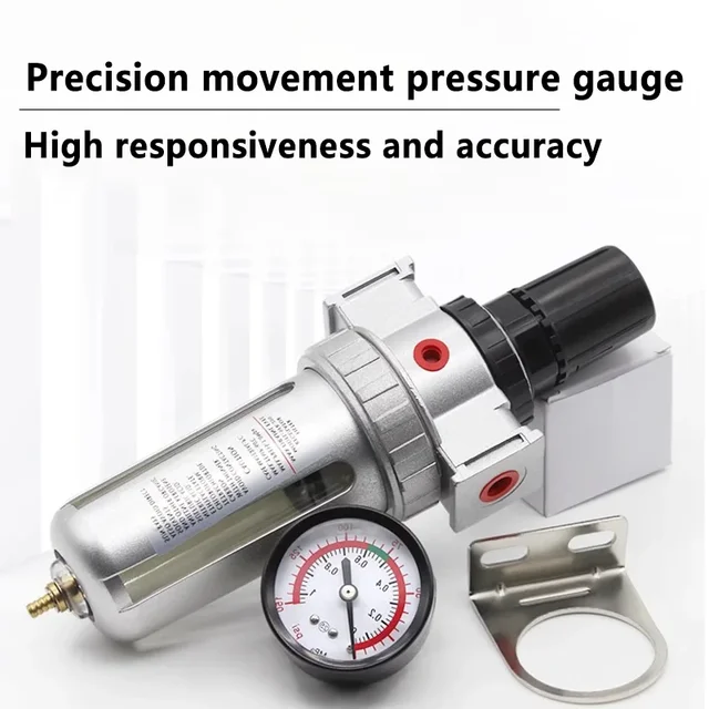 ตัวควบคุมตัวกรองอากาศวาล์วควบคุมการแยกน้ำน้ำมันสำหรับคอมเพรสเซอร์นิวเมติก SFC400 1/2 SFC300 3/8 SFC200 1/4 2