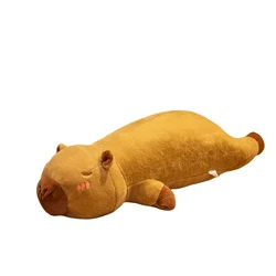 Cute Cartoon Capybara Plush Doll Pillow - Pink & Brown Soft Toy Gift - About 80cm (Brown capybara ald)