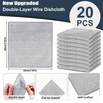 Steel Wire Non-Scratch Cleaning Cloths 4