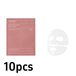 Hydrating Bio - Collagen Face Mask - Deep Nourishing & Moisturizing Korean Skincare Sheet (Pink)