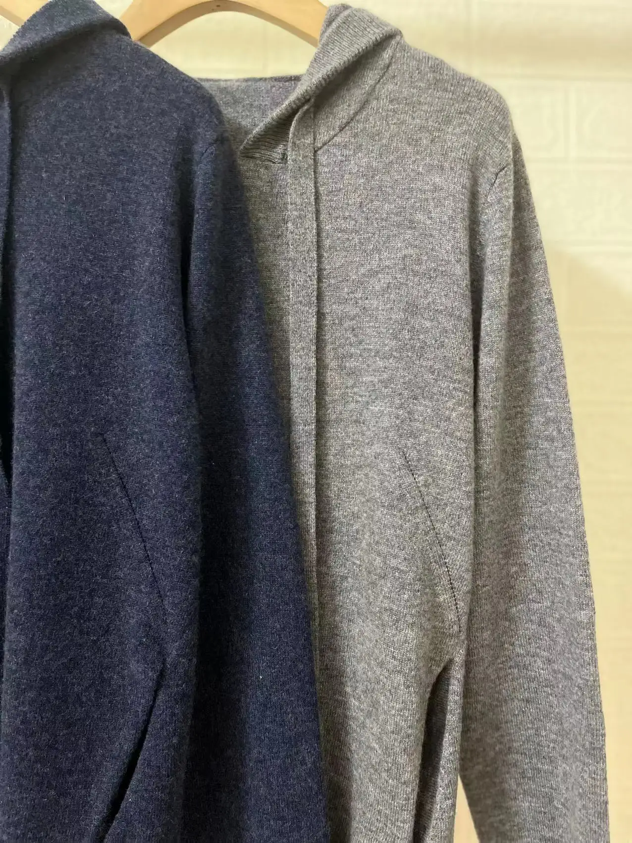 

Sweater Autumn Winter Women Hooded Loose Casual Elbows Star Patchwork Zipper Cardigan