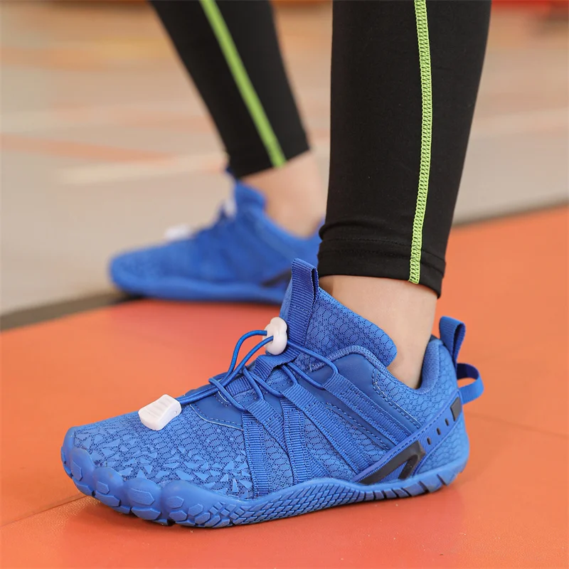 Kids Upstream Hiking Aqua Shoes Five Fingers Barefoot Beach Water Shoes for Swimming Camping