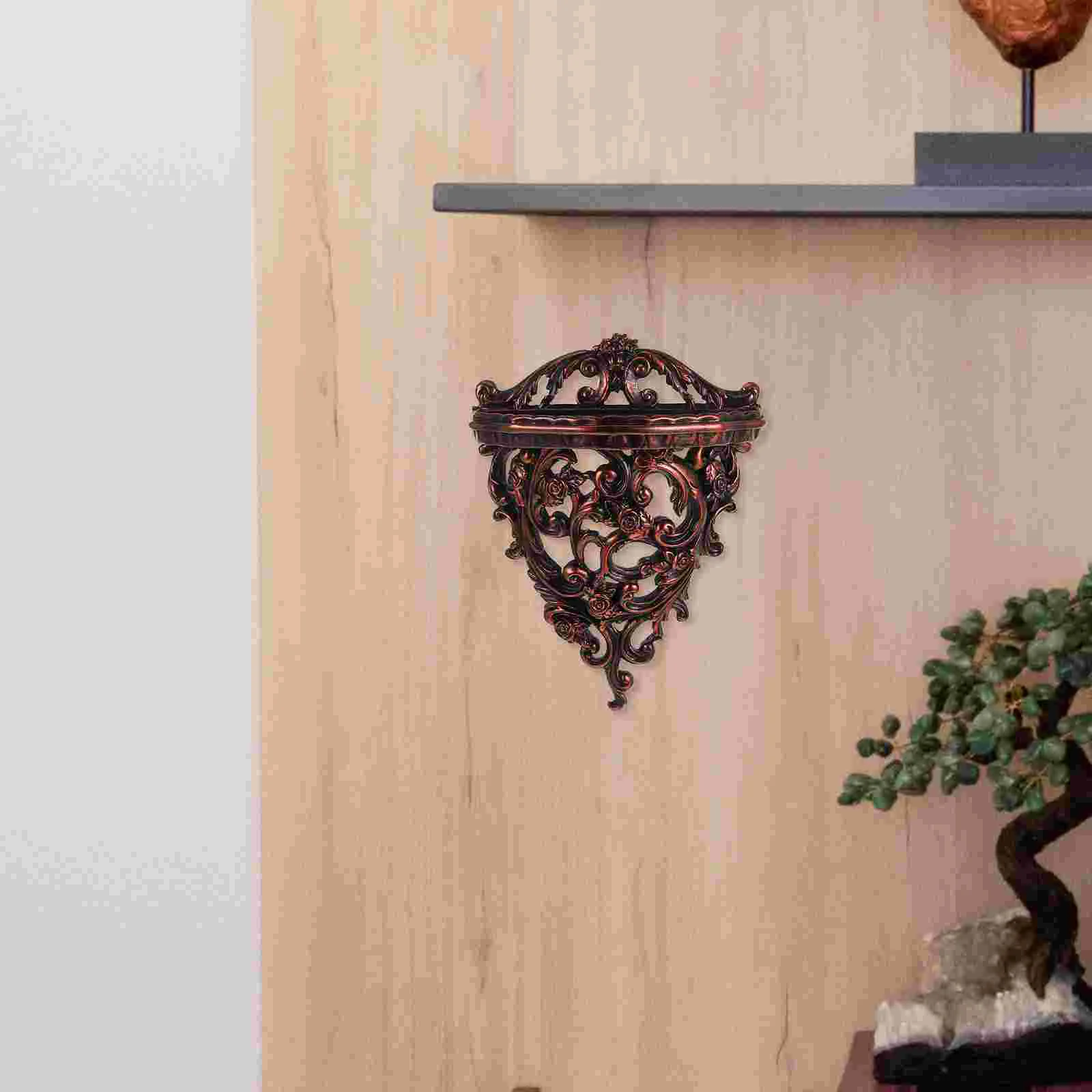 Wall Hanging Living Room Decorations Shelf Board Resin Sundries Holder Home Wall-mounted Rack