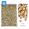 Bulk Wholesale Sunshine Non Hotfix Rhinestones Flatback Diamond стразы Glitter Glass Nail Art Crystals for Nails Wedding Dress 1