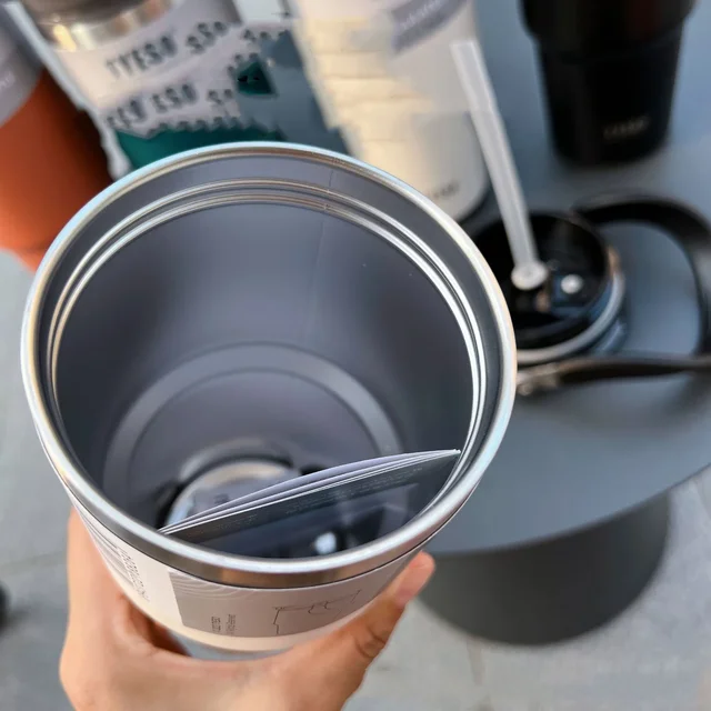 Tyeso Coffee Cup Thermos Bottle Stainless Steel Double-layer Insulation Cold And Hot Travel Mug Vacuum Flask Car Water Bottle 5