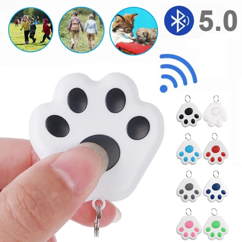 Wireless Smart Gps Tracker Pet Tracer Smart Anti Lost Portachiavi Locator Gps Kids Alarm Tag Finder Key Collar Tracker Accessori