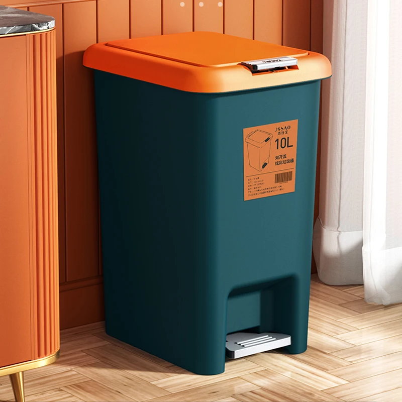 

Контейнер для мусора, Бесконтактный пластиковый контейнер для мусора, большой емкости, герметичная крышка, для кухни