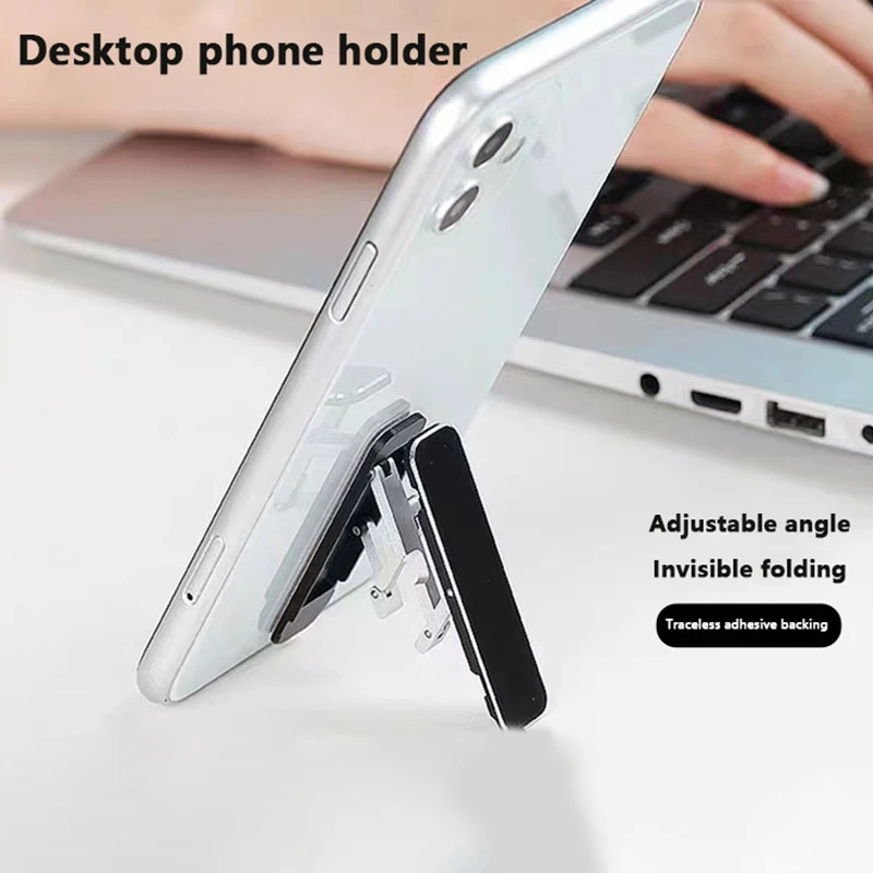 

For IP Samsung Xiaomi Portable Desk Mount Cellphone Kickstand Universal Mini Metal Folding Mobile Phone Holder Stand