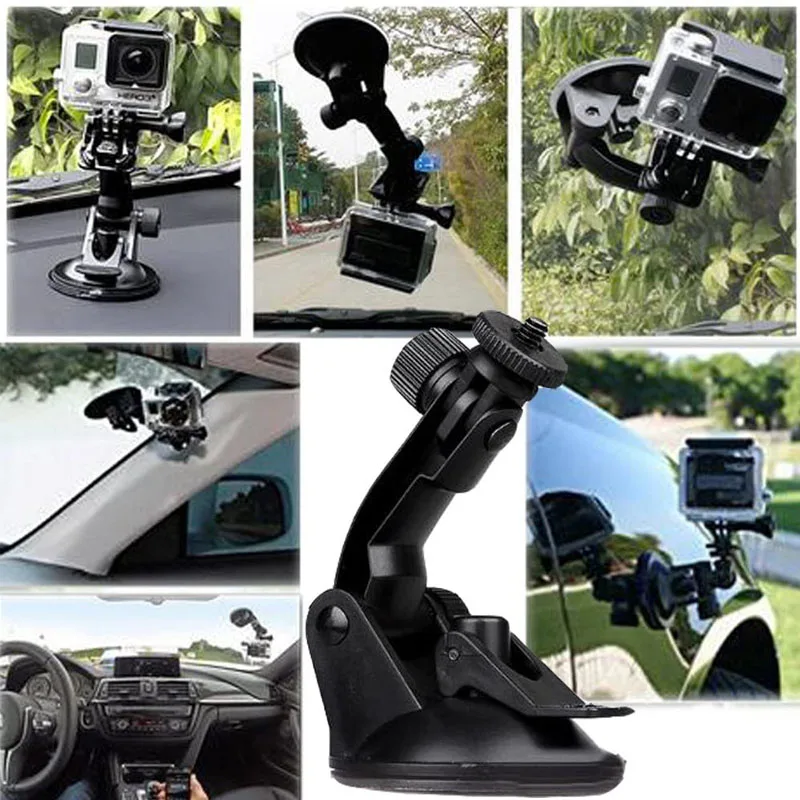 Universal Suction Cup Car Mount Dash Camera Holder Stand