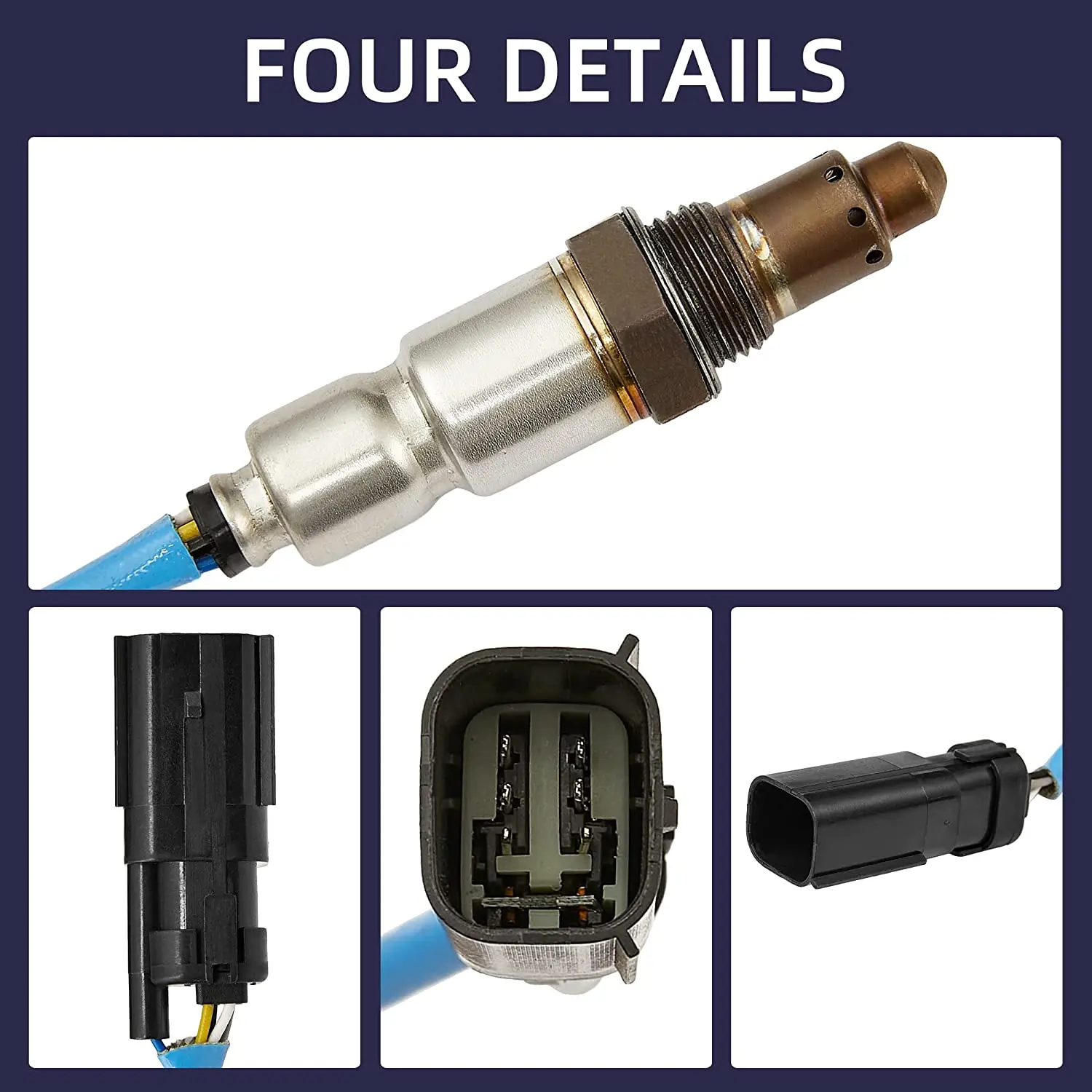 234-5038 O2 Oxygen Sensor 5 Wire LR Upstream BL3A-9Y460-CA fit for Explorer Taurus Mustang F-150 Edge MKX Flex BL3Z-9F472-A 5