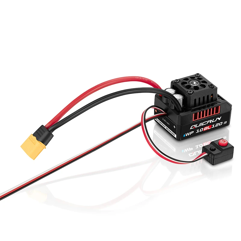 Hobbywing QUIRUN WP 10BL120 G2 120A IP67 Waterproof Brushless Speed ​​Controller ESC XT60 2-4SLipo For Car Toys 1/10 1/12 RC rc speed controller
