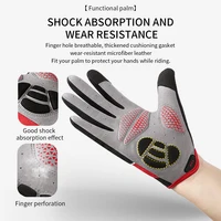 New Cycling Gloves Full Finger Winter Bike Gloves  Anti-Slip Shock-Absorbing Touchscreen Bicycle Gloves Men And Women Gloves 1