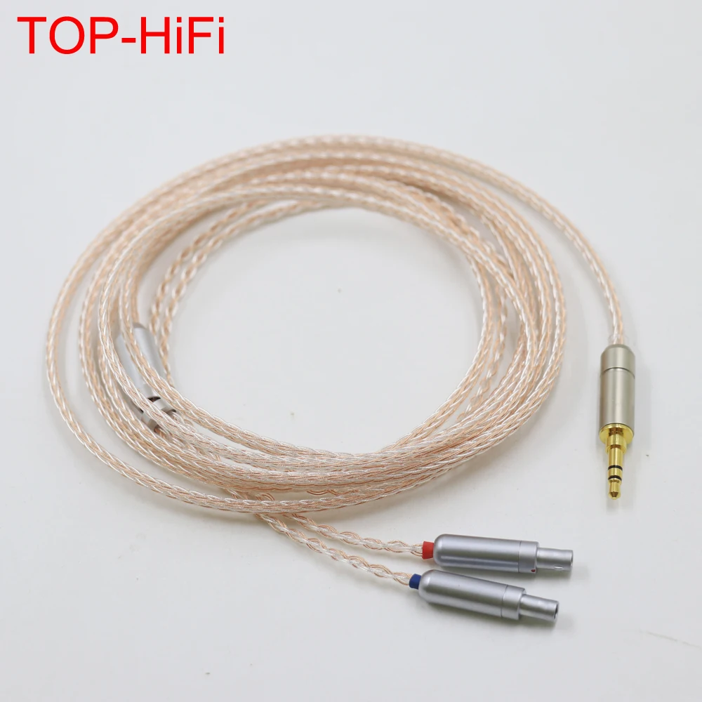 

4-контактный Xlr 4,4 3,5 мм 2,5 6,35 Джек 16 ядер PCOCC для наушников кабель для наушников Sennheiser hd 800 s hd800 hd800s обновленный кабель