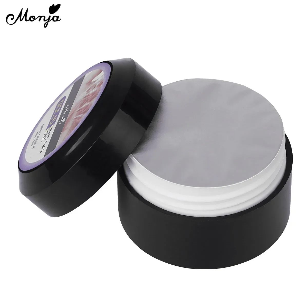 Monja 4PCS 8ml Nail Art UV Gel Glue Decoration Adhesive Flower 3D Carving Extension Builder Glueing False Tips Manicure Tools