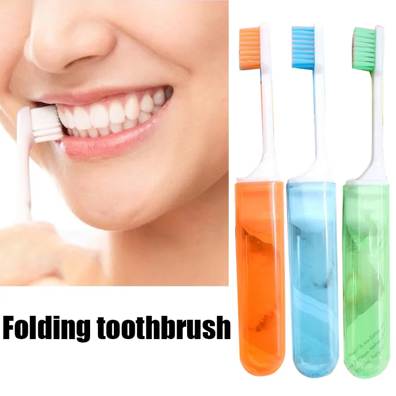 

Toothbrush Teeth Whitening Folding Toothbrush Teeth Deep Cleaning Portable Travelling Toothbrush For Adult Oral Care Accessories
