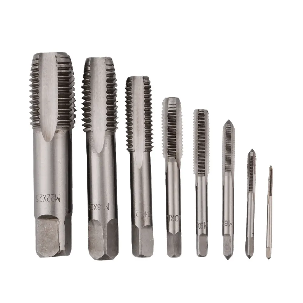 wood planer hand tool 2PCS/Set HSS Machine Spiral Point Straight Fluted Screw Thread Metric Plug Hand Tap Drill Set Tools M2 M3 M4 M5 M6 M7 M8 M9 M10 wood plane