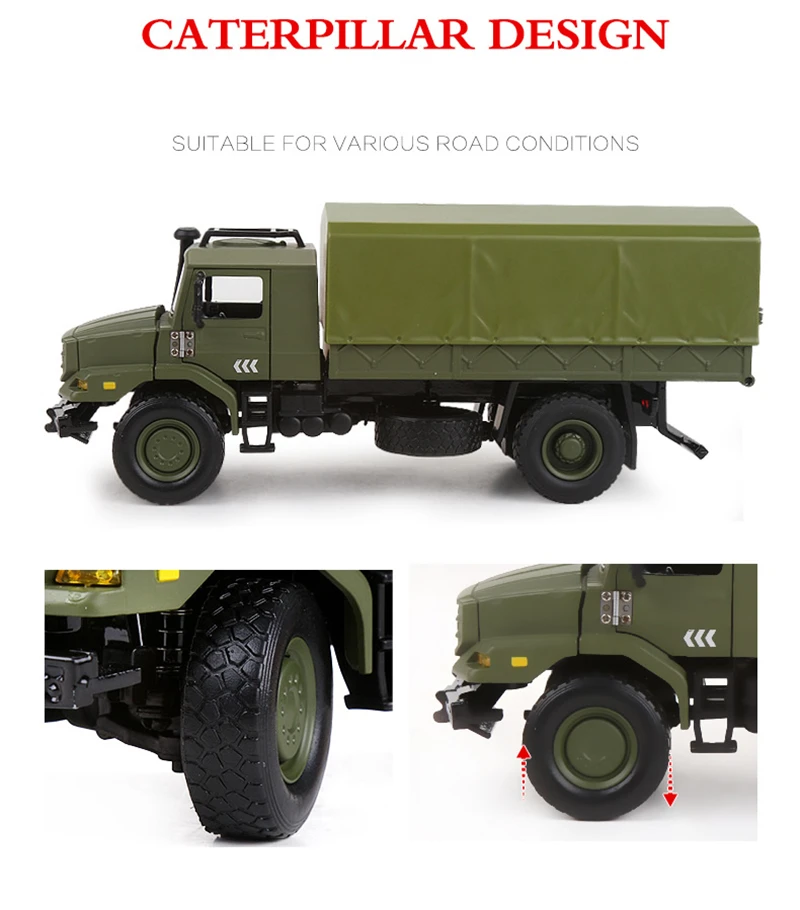 ماکت ماشین کایدویی طرح کامیون جنگی مدل Mercedes Benz Zetros کد 685007