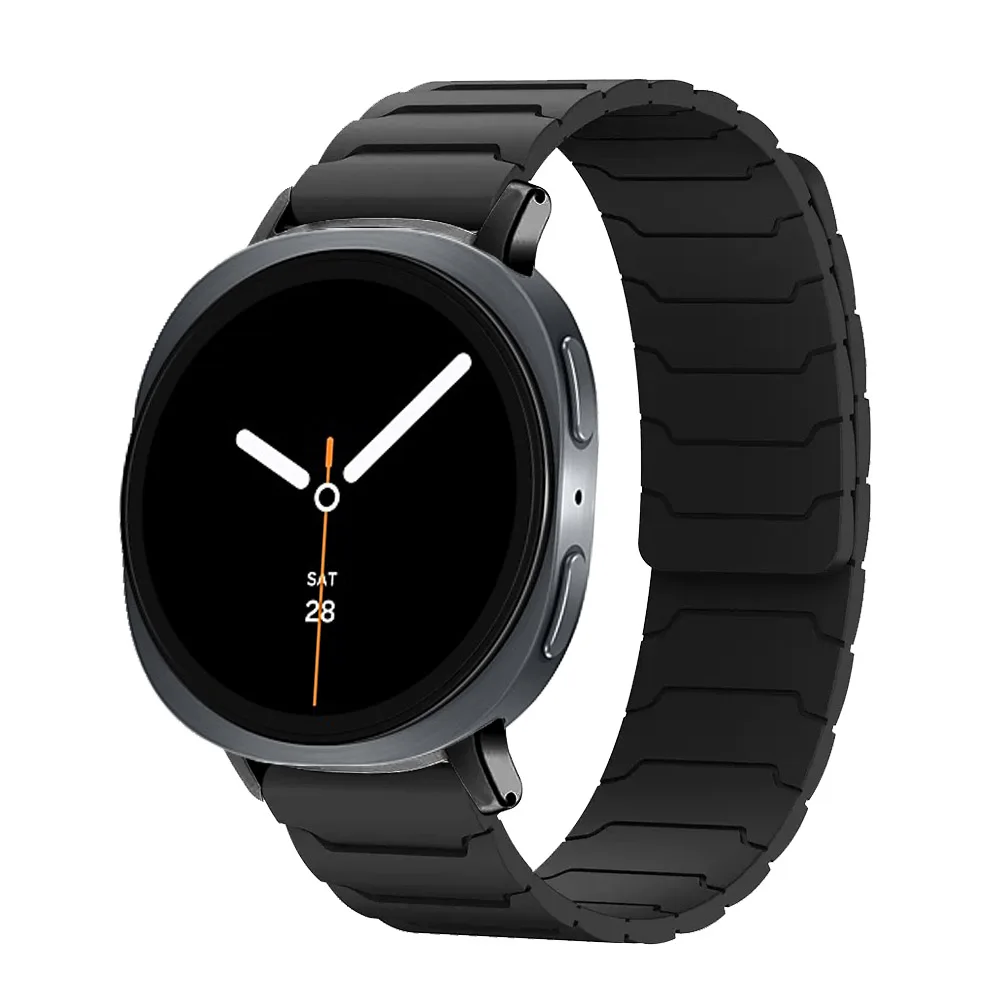 Enhanced Magnetic Silicone Loop Strap Replacement Bracelet Accessories