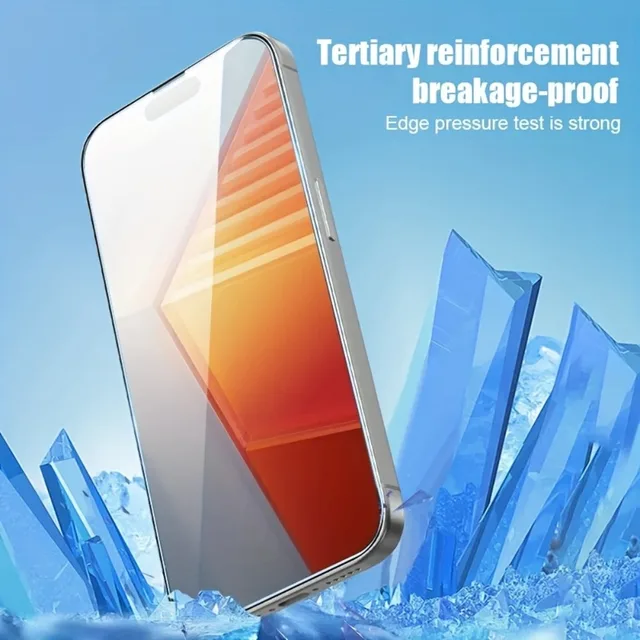 3Pcs 4K Ultra HD Tempered Glass for iPhone 17 16 15 14 Pro Max 15 14 Plus 13 12 11 Pro XS XR One Click Install Screen Protector 4