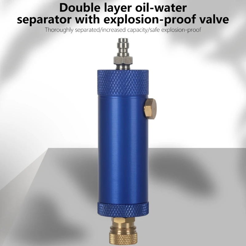 Air Compressor Water Oil Separator 30Mpa High Pressure Air Filter Quick Disconnect Water Separator Regulator Enduring