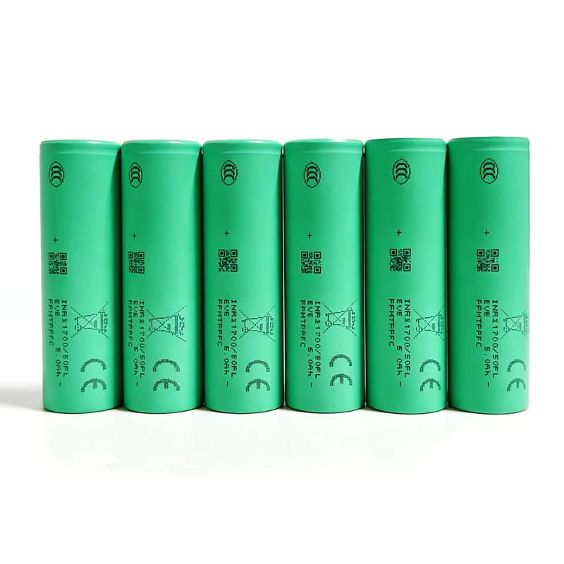 Original EVE 21700 50PL Battery 5000mah 3.6V 60A High Power High Discharge Current Rechargrable lithium Batteries for Power Tool