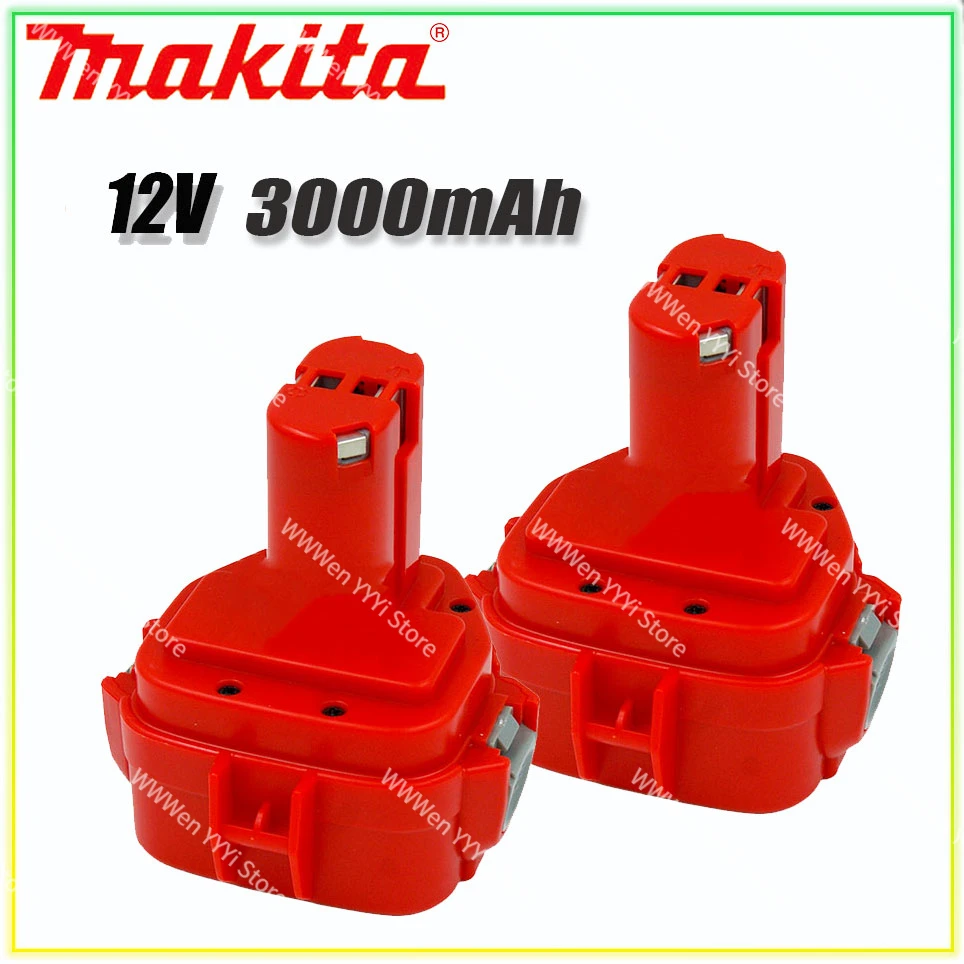 

12V Makita 3000mAh Replacement Battery 2.0Ah Ni CD Rechargeable batteries Power Tools Bateria PA12 1220 1222 1235 1233S 6271D