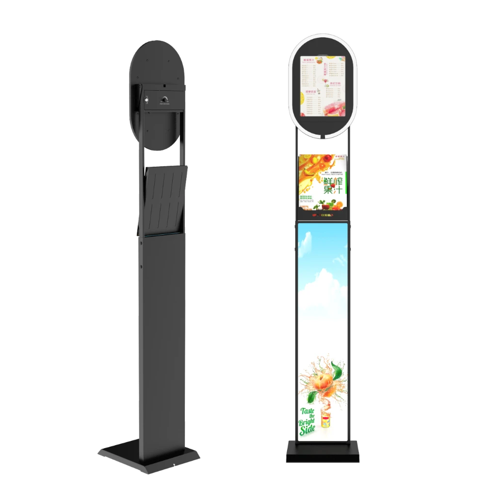 

Customized Advertising Tablet Floor Stand Kiosk Photo Booth Stand Light Case for Events Party