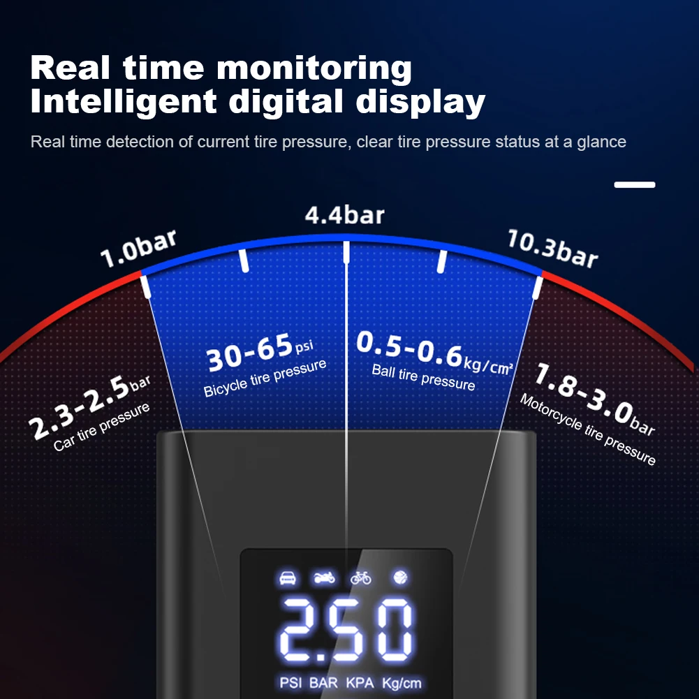 ������ ������ ����, �ڵ��� ���� �����, LCD ���÷���, ���� �ڵ��� Ÿ�̾� ��â��, �ڵ��� ������� ������ Ÿ�̾� �� ��, 150PSI