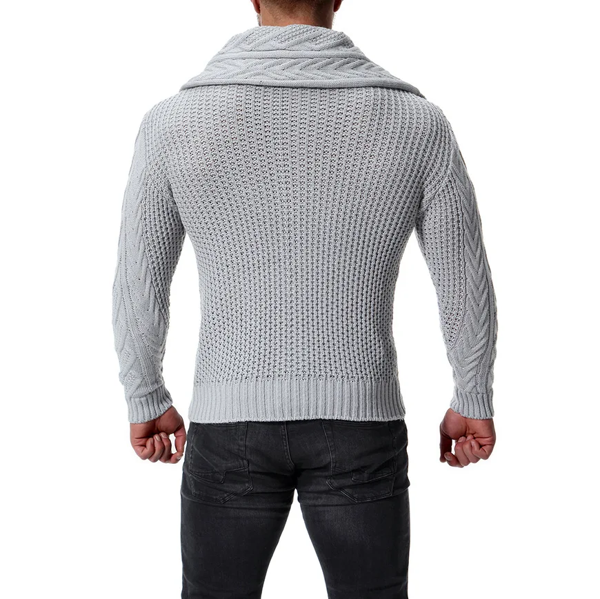

Winter Fashion Casual Slim Fit Cotton Knitted MenSweater