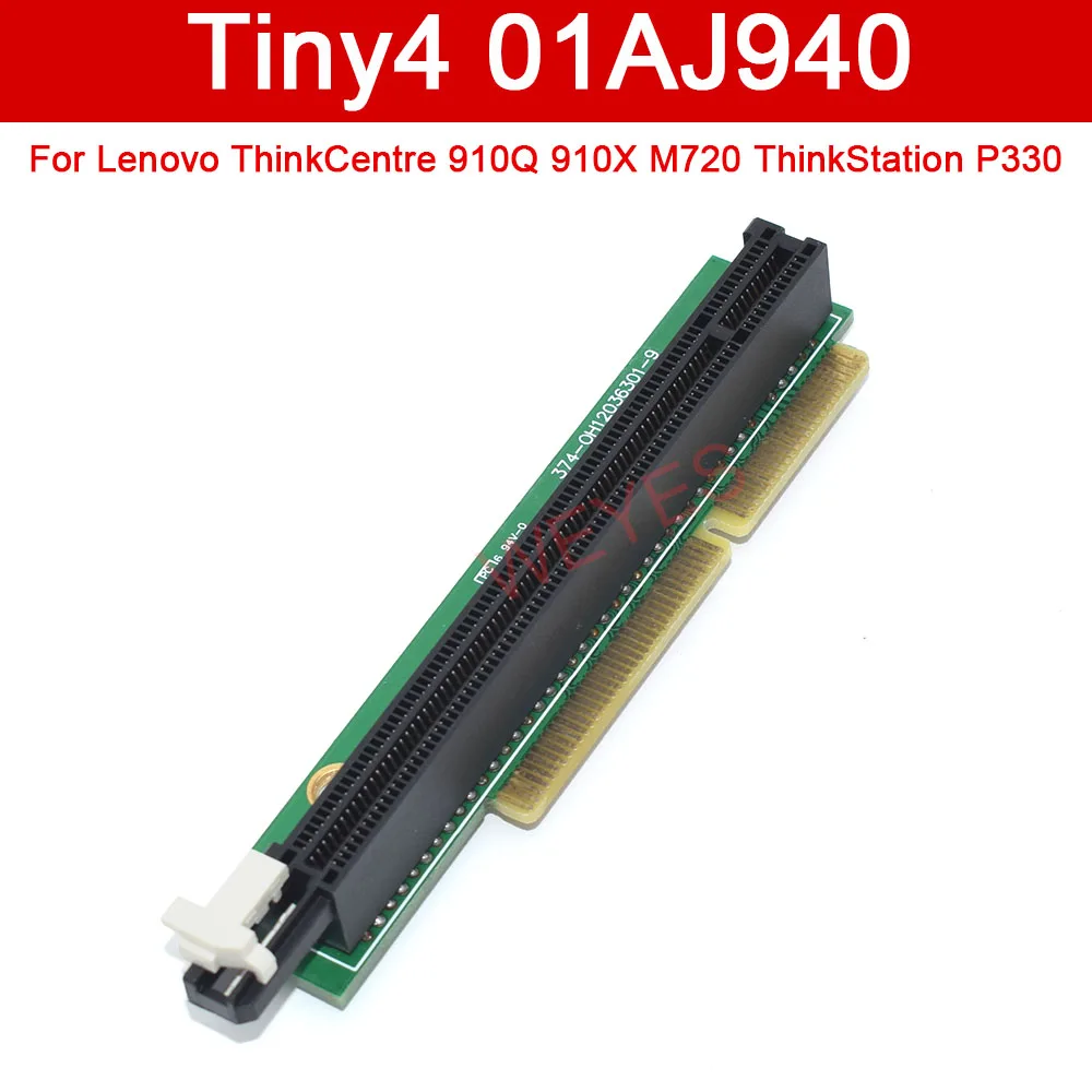 New Tiny4 01AJ940 PCIE16 Riser Card For Lenovo ThinkCentre 910Q 910X ...