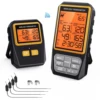 328ft Wireless Meat Thermometer for Grilling Smoker BBQ Oven Digital Food Kitchen Thermometer with 4 Probes Timer Alarm Gift New 1