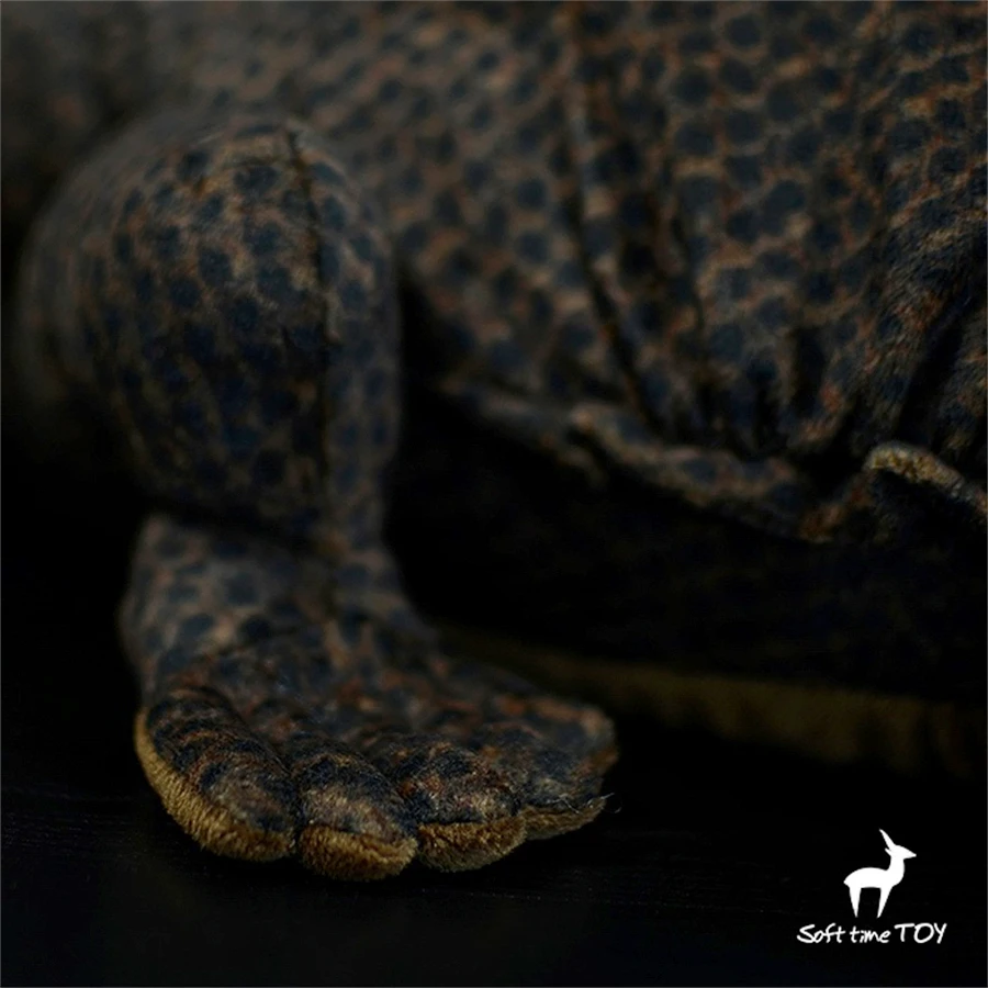 Komodo Dragon High Fidelity Anime Cute Plushie Iguana Gaint Lizard Plush Toys Lifelike Animals Simulation Stuffed Doll Kawai Toy 6