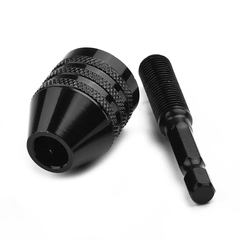 Keyless Drill Chuck 0.3-3.4mm Self-Tighten 1/4 inch Hex Shank Quick Change