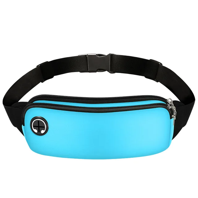 Sports Fanny Pack Women Belt Bag Men Running Waist Bag Phone Black Gym Bags Running Accessories 6