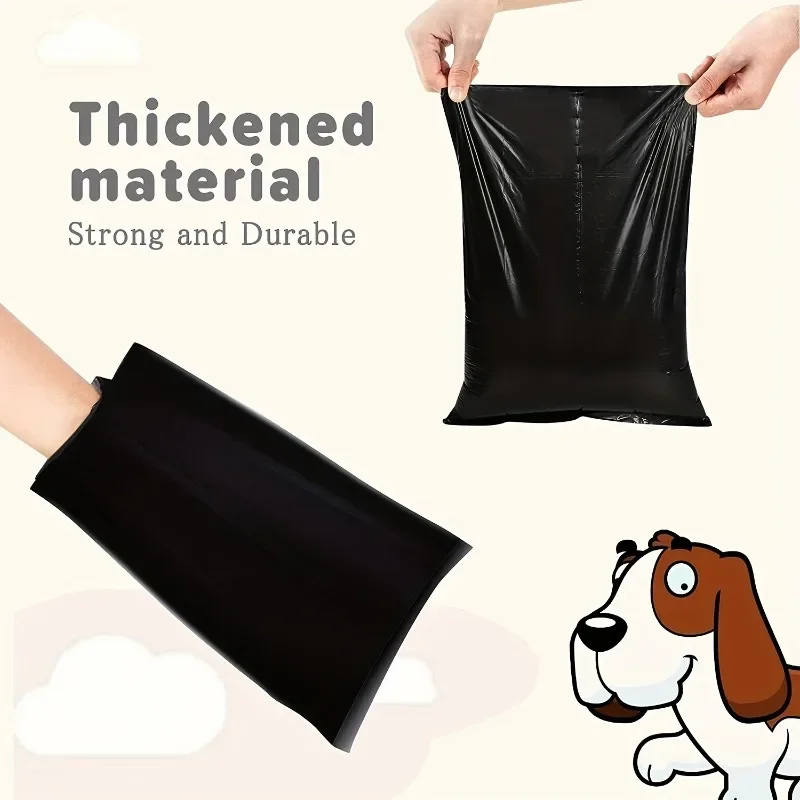 Dog Poop Bags with Dispenser – Leak-Proof Portable Pet Waste Bags for Outdoor Walks